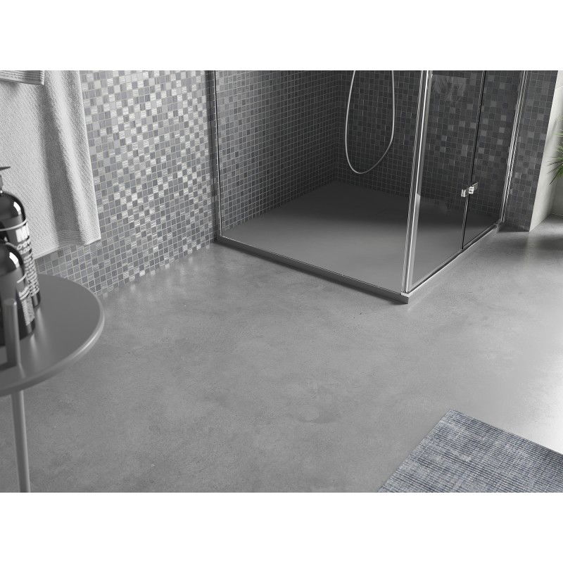Mexen Bert kvadratinis dušo padėklas SMC 90 x 90 cm, pilkas - 4K619090