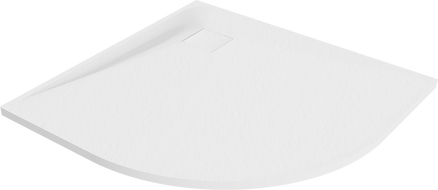 Mexen Bert pusapvalis dušo padėklas SMC 90 x 90 cm, baltas - 4KR109090