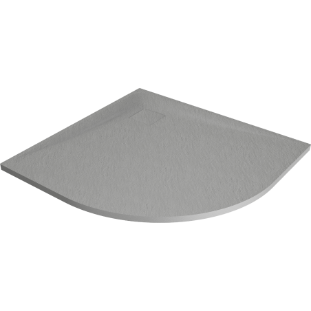 Mexen Bert pusapvalis dušo padėklas SMC 80 x 80 cm, pilkas - 4KR618080