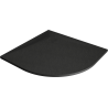 Mexen Bert pusapvalis sraigtinis SMC 80 x 80 cm, juodas - 4KR708080