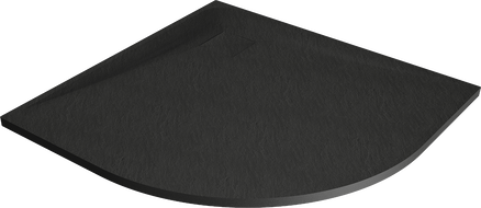 Mexen Bert pusapvalis sraigtinis SMC 80 x 80 cm, juodas - 4KR708080