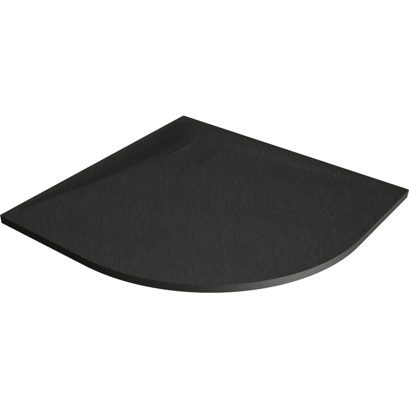 Mexen Bert pusapvalė dušo padėklas SMC 90 x 90 cm, juodas - 4KR709090