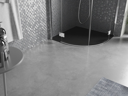 Mexen Bert pusapvalė dušo padėklas SMC 90 x 90 cm, juodas - 4KR709090