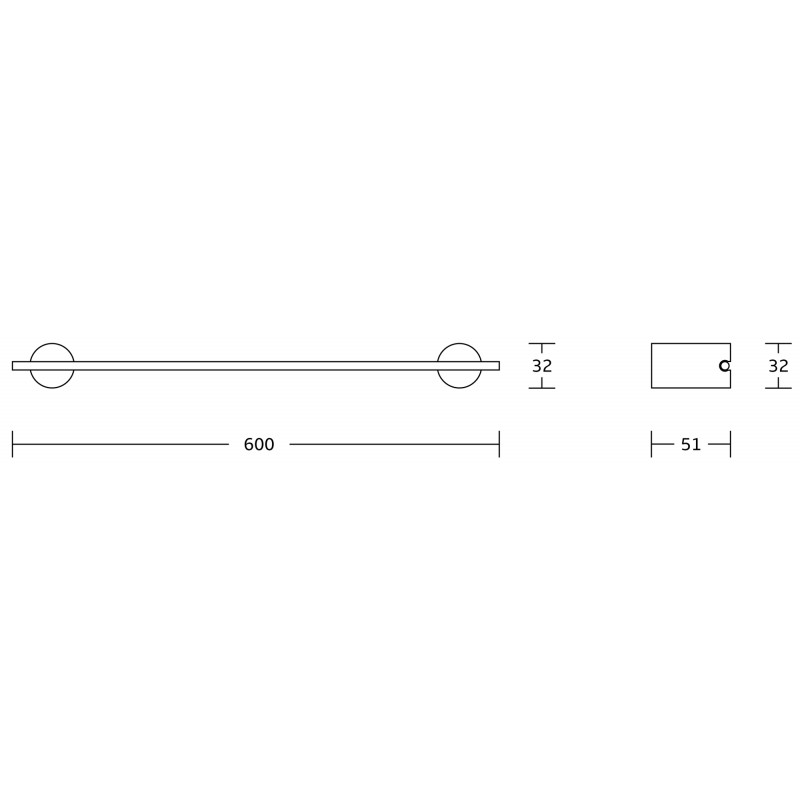 Mexen Aron rankšluosčių laikiklis, juodas/auksinis - 7088124-57
