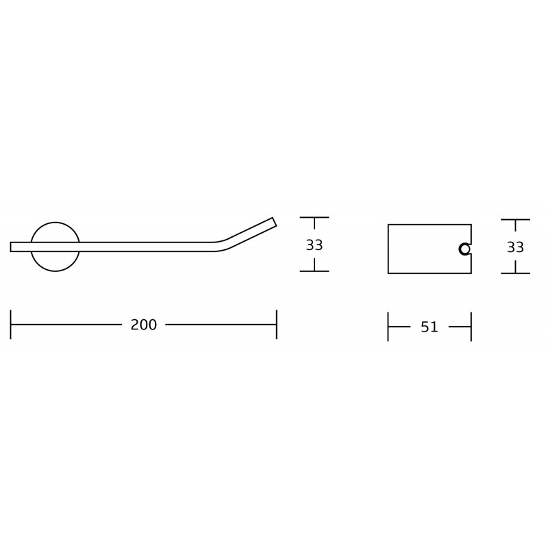 Mexen Aron tualetinio popieriaus laikiklis, juodas/auksinis - 7088133-57