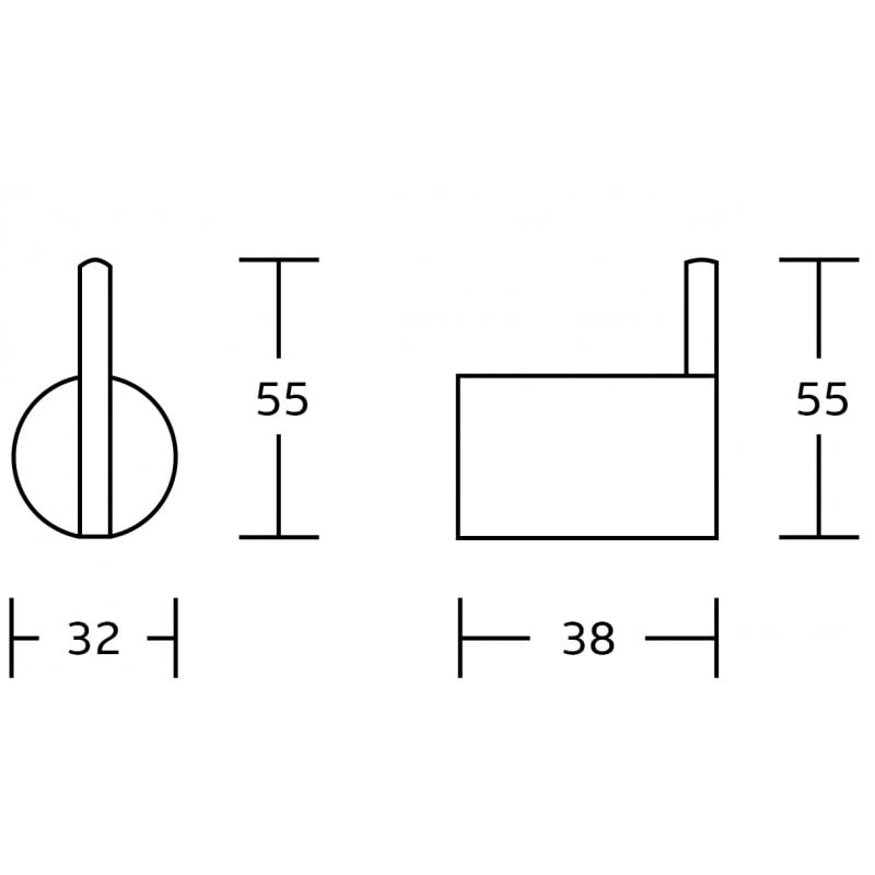 Mexen Aron rankšluosčio kabliukas, juodas/rožinis auksas- 7088135-67