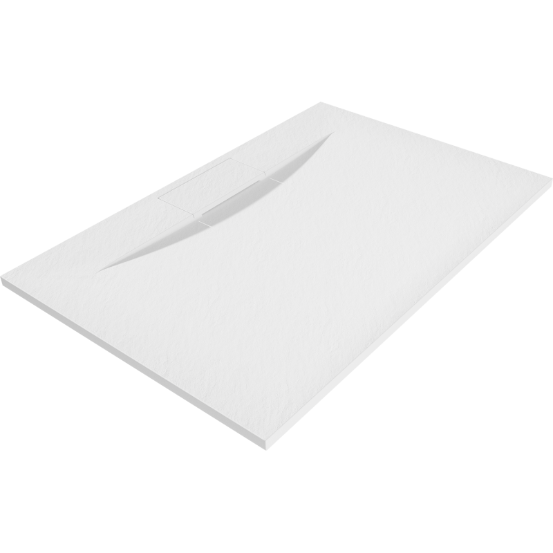 Mexen Egon stačiakampė SMC dušo padėklas 150 x 80 cm, baltas - 4R108015