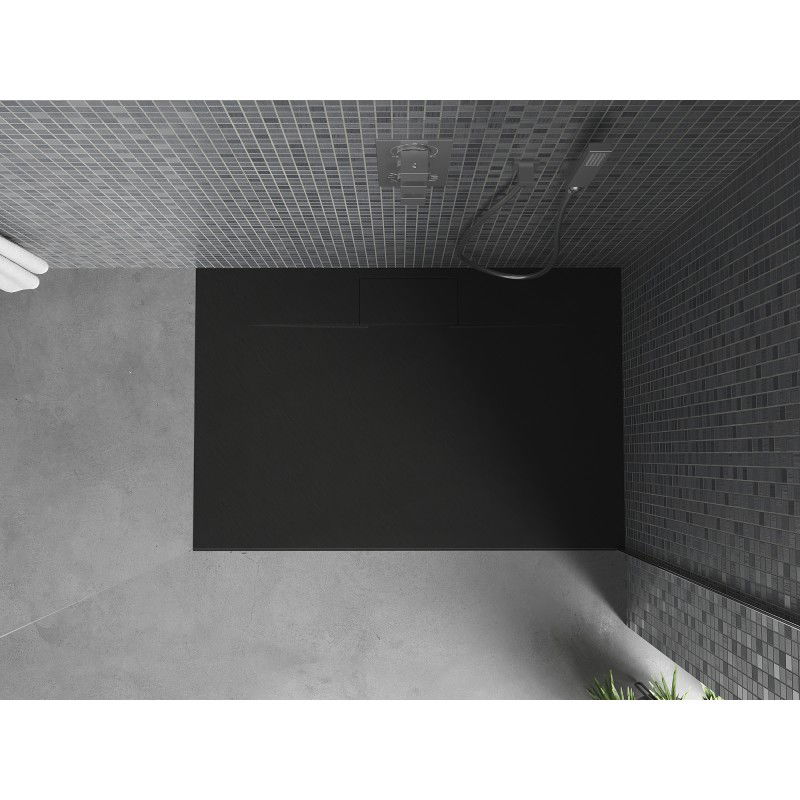 Mexen Egon stačiakampis SMC padėklas 140 x 90 cm, juodas - 4R709014