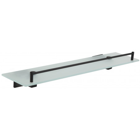 Mexen Dalia Kabantis stiklinis lentyna, juoda - 7017337-70