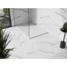 Mexen Stone+ stačiakampis kompozitinis dušo padėklas 90 x 70 cm, baltas, baltas dangtelis - 44107090-W