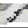 Mexen Stone+ kompozitinis kvadratas 100 x 70 cm, baltas, baltas dangtelis - 44107010-W