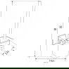 Mexen Dalia tualeto šepetys, Auksinė - 7017350-50