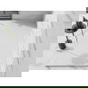 Mexen Stone+ kompozitinis stačiakampis dušas 180 x 70 cm, baltas, baltas dangtis - 44107018-W