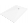 Mexen Stone+ stačiakampė kompozitinė dušo padėklas 90 x 80 cm, balta, balta apdaila - 44108090-W
