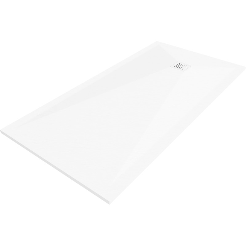 Mexen Stone+ stačiakampis kompozitinis dušo padėklas 200 x 90 cm, baltas, baltoji danga - 44109020-W