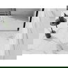 Mexen Stone+ kvadratinis kompozitinis dušo padėklas 100 x 100 cm, baltas, baltas dangtelis - 44101010-W