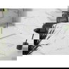 Mexen Stone+ kvadratinis kompozitinis baseinas 140 x 100 cm, baltas, auksinė dangtelis - 44101014-G