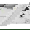 Mexen Stone+ kompozitinis stačiakampis dušas 120 x 90 cm, baltas, auksinis dangtelis - 44109012-G