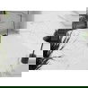 Mexen Stone+ kvadratinis kompozitinis dušas 200 x 90 cm, baltas, juodas dangtelis - 44109020-B