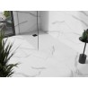 Mexen Stone+ stačiakampis kompozitinis dušo padėklas 120 x 90 cm, baltas, juodas dangtis - 44109012-B