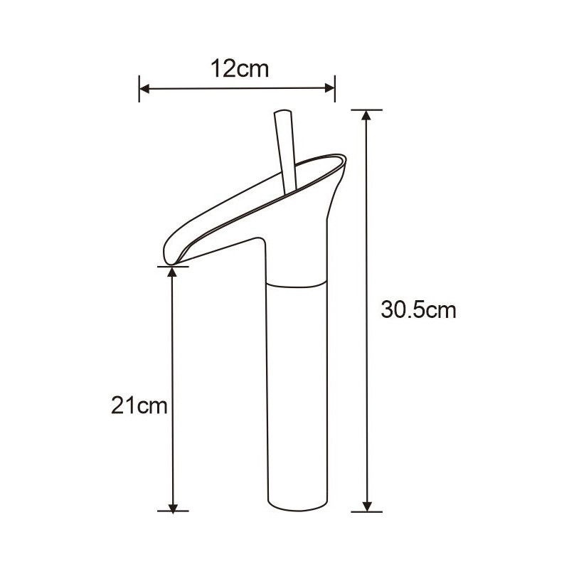 Mexen Orion aukštas praustuvo maišytuvas, chromas - 745510-00