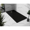Mexen Stone+ stačiakampis kompozitinis dušo padėklas 160 x 70 cm, juodas, auksinė maskuotė - 44707016-G