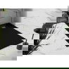 Mexen Stone+ kompozitinis stačiakampis dušas 180 x 80 cm, juodas, auksinis uždengimas - 44708018-G