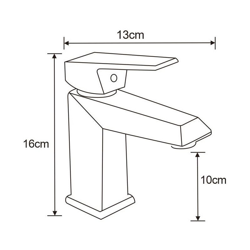 Mexen Zila praustuvo maišytuvas, chromas - 746800-00
