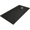 Mexen Stone+ stačiakampis kompozitinis dušo padėklas 160 x 100 cm, juodas, auksinė dangtelė - 44701016-G