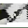 Mexen Stone+ kompozitinis dušas stačiakampis 180 x 90 cm, juodas, juodas dangtelis - 44709018-B