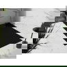 Mexen Stone+ kompozitinis stačiakampis dušas 200 x 80 cm, juodas, juodas dangtelis - 44708020-B