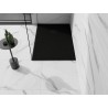 Mexen Stone+ stačiakampis kompozitinis padėklas 130 x 90 cm, juodas, juoda dangtelis - 44709013-B