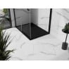 Mexen Stone+ stačiakampis kompozitinis padėklas 130 x 90 cm, juodas, juoda dangtelis - 44709013-B