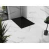 Mexen Stone+ stačiakampis kompozitinis padėklas 130 x 90 cm, juodas, juoda dangtelis - 44709013-B