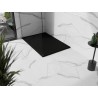 Mexen Stone+ stačiakampis kompozitinis padėklas 130 x 90 cm, juodas, juoda dangtelis - 44709013-B