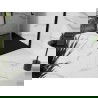 Mexen Stone+ kompozicinė dušo vonia 130 x 70 cm, juoda, juodas dangtelis - 44707013-B