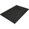 Mexen Stone+ stačiakampė kompozitinė dušo padėklas 120 x 90 cm, juoda, juodas dangtis - 44709012-B