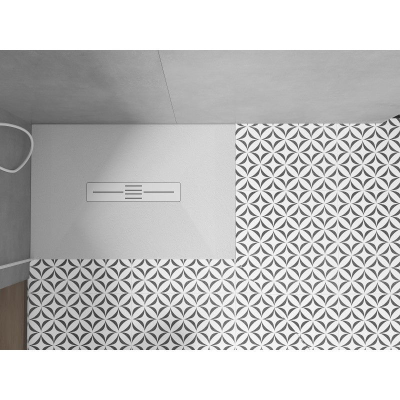 Mexen Toro stačiakampis dušo padėklas SMC 130 x 80 cm, baltas, balta dangtelis - 43108013-W