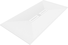 Mexen Toro stačiakampis SMC dušo padėklas 180 x 70 cm, baltas, baltas danga - 43107018-W