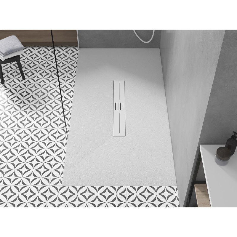 Mexen Toro stačiakampis SMC dušo padėklas 150 x 90 cm, baltas, baltas dangtelis - 43109015-W