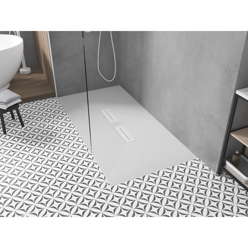 Mexen Toro stačiakampė dušo padėklė SMC 180 x 90 cm, baltas, baltas dangtelis - 43109018-W