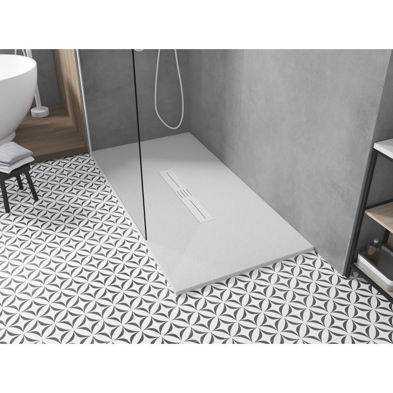 Mexen Toro stačiakampė SMC dušo padėtis 160 x 90 cm, balta, balta maskuotė - 43109016-W