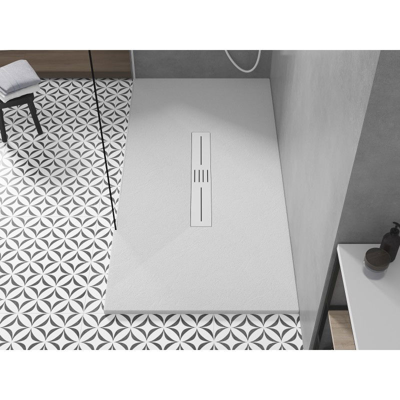 Mexen Toro stačiakampis SMC dušo padėklas 170 x 90 cm, baltas, baltas dangtis - 43109017-W