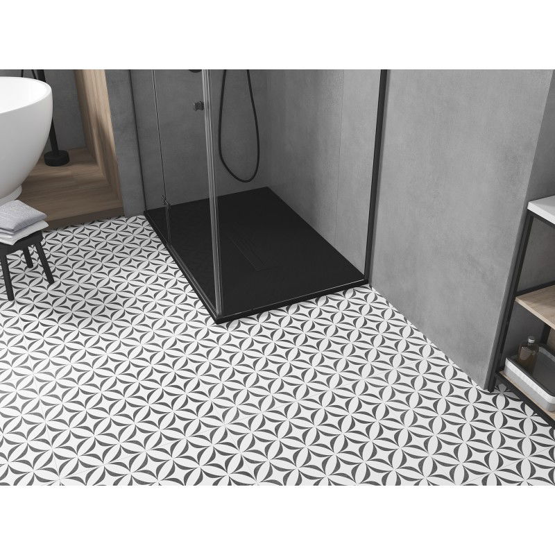 Mexen Toro stačiakampis dušo padėklas SMC 140 x 90 cm, juodas, juoda dangtelis - 43709014-B