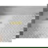Mexen Toro stačiakampis SMC 130 x 90 cm, baltas, auksinis dangtelis - 43109013-G