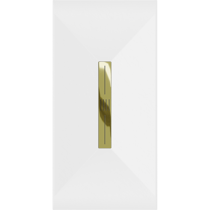 Mexen Toro stačiakampė dušo padėklas SMC 170 x 80 cm, baltas, auksinė maskuotė - 43108017-G