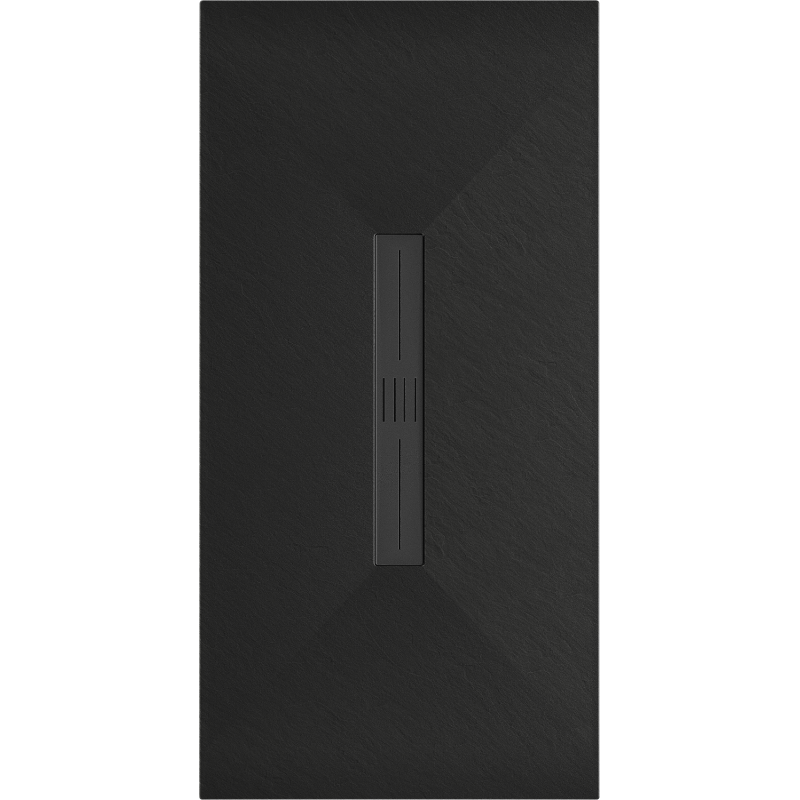 Mexen Toro stačiakampis SMC padėklas 170 x 80 cm, juodas, juoda uždangalas - 43708017-B