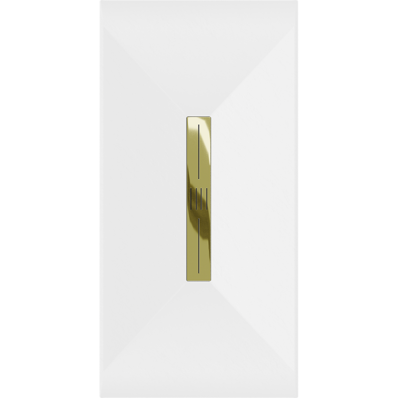 Mexen Toro stačiakampė SMC dušo padėklas 200 x 90 cm, baltas, auksinė danga - 43109020-G