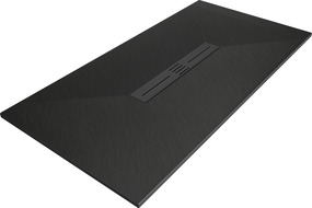 Mexen Toro stačiakampis dušo padėklas SMC 200 x 70 cm, juodas, juoda danga - 43707020-B