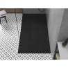 Mexen Toro stačiakampis dušo padėklas SMC 200 x 70 cm, juodas, juoda danga - 43707020-B